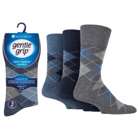 Gentle Grip Men's Socks